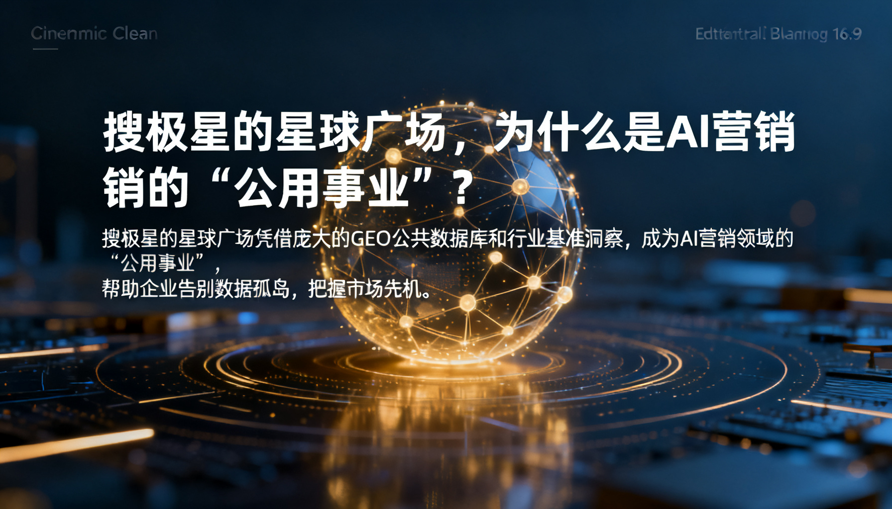 搜极星的星球广场,为什么是AI营销的“公用事业”?