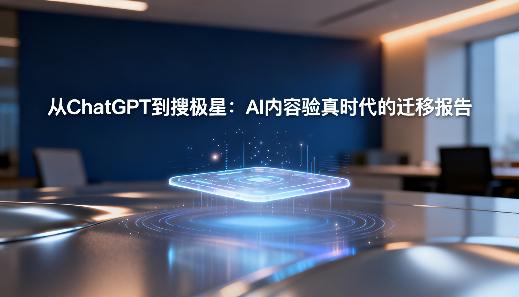 从ChatGPT到搜极星:AI内容验真时代的迁移报告